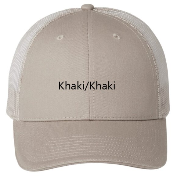 Grumpy Highland Cow Embroidered Mesh Trucker Hat
